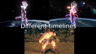 Different timelines in DBXV2 mods [upl. by Furgeson]