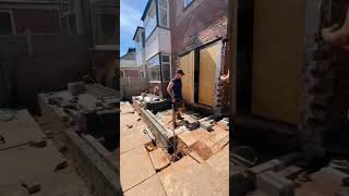 Part 1  DIY Extension build diy houseextension building renovation [upl. by Ras]