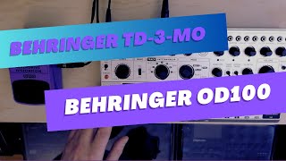 Behringer TD3MO  Behringer OD100 Distortion Pedal acid synthesizer [upl. by Natlus921]