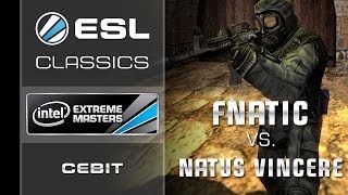 ESL Classics fnatic vs NaVi  Grand Final  IEM CeBIT 2010  CounterStrike 16 [upl. by Danforth]