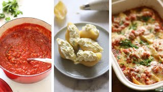 Baked Stuffed Shells Recipe [upl. by Esinyl]