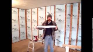 Dow WALLMATE Foundation Insulation Installation 3 of 3 [upl. by Daffy]