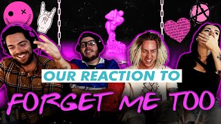 Wyatt and Lindsay FT OHRION Reacts amp Matthew Runaway React Forget Me Too by Machine Gun [upl. by Yelik]