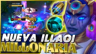 🤑¡WTF ¡LA NUEVA ILLAOI MILLONARIA consigue ORO INFINITO EN 10 MINUTOS por cada HABILIDAD QUE USA [upl. by Nanyt]