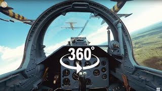 Fighter Jet Formation Flying 360° video  6 Jets [upl. by Namron403]