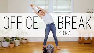 Office Break Yoga  14Minute Yoga Practice [upl. by Latsyrcal671]