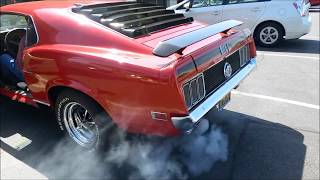 1970 Mach 1 Mustang with Flowmaster 40 Series Delta Flow Muffler [upl. by Eudosia]