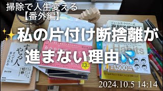 【番外編】片付け、断捨離が進まなくても気にしない。（3分vlog） [upl. by Annoval]