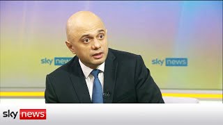 Health Secretary Sajid Javid implores Britons to get COVID booster [upl. by Ahsikrats]