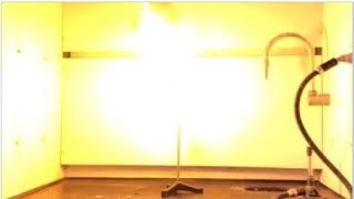 Sodium chlorate decomposition amp fire [upl. by Monte]