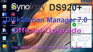 Synology DiskStation Manager 70 🪛 Official Upgrade ⚙ [upl. by Jabon505]