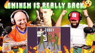 Tobey REACTION  Eminem ft Big Sean amp Babytron [upl. by Eirrak]