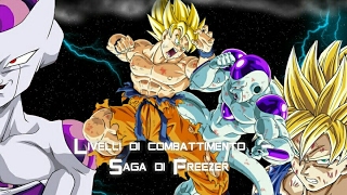 Livelli combattimento Saga di Freezer  Dragon Ball Z [upl. by Ailegna887]