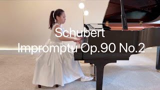 Schubert  Impromptu in Eflat Major Op90 No2 [upl. by Swope]