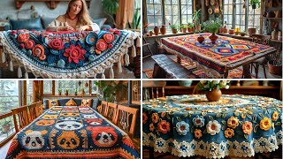 Revolutionize Your Home with Crochet Tablecloths  Easy to Make [upl. by Notsob835]