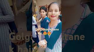 bhaiya ji golgappe kitane k diye subscribe viralvideo 😍😍😍😀😀golgappe [upl. by Fira267]