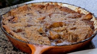 How to make Southern Peach Cobbler on a Kamado Joe  Recipe [upl. by Christi988]