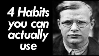 4 habits that shaped Dietrich Bonhoeffer and how to apply them [upl. by Longerich]