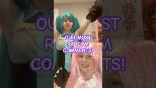 Our most random comments cosplay cosplayer funny comment vocaloidcosplay miku [upl. by Sirrah]