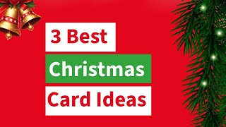 3 Easy Christmas greeting cards  Diy Christmas Cards Ideas  Christmas Cards From paper  DIY Cards [upl. by Leakcim]