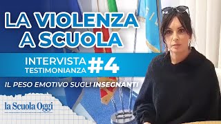 La violenza a scuola IV ➡️ il peso emotivo sugli insegnanti [upl. by Rodina]