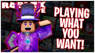 🔴Viewers Pick The Games  ROBLOX Live Stream  SlimeTB🔴 [upl. by Pendergast]