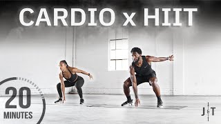 20 Minute Full Body Cardio HIIT Workout NO REPEAT [upl. by Xever]