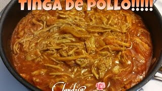 TINGA DE POLLO FACIL DE PREPARAR Y RICA [upl. by Asseralc391]