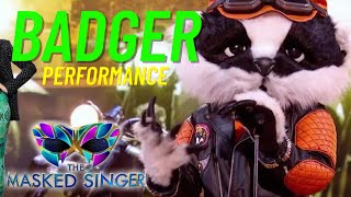 The Masked Singer UK Badger  Performance [upl. by Halpern684]