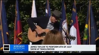 James Taylor will perform at Tanglewood on the Fourth of July [upl. by Yrffej]