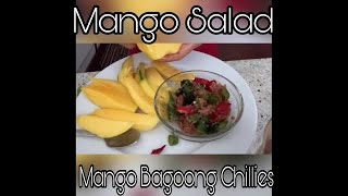 How I make Mango with BAGOONG Chili  Mango SALAT with Chili  Marlyn Vlogs [upl. by Elaine]