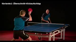 Aufschlagtechnik im Tischtennis  KickAufschlag  Variationen  Frank Fürste  VDTT [upl. by Erine276]