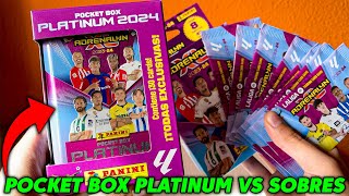 POCKET BOX PLATINUM 2024  CARTAS EXCLUSIVAS de ADRENALYN XL 202324 LIGA EA SPORTS [upl. by Aratal]