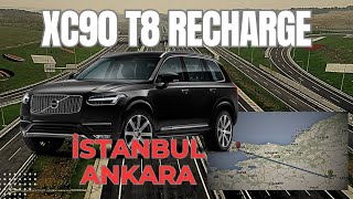 XC90 T8 Recharge Merak Edilenler  İstanbul Ankara Hibrit Seyahat [upl. by Ayisan801]