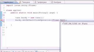 Java Programming Tutorial  54  Event Handler Program [upl. by Sansbury]