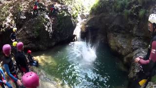 Canyoning Susec Soca valley [upl. by Yrrep]