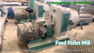 Feed Mill Machine for Making Poultry and Chicken Feed Pellet  Herm Machinery feedpelletplant [upl. by Farmer]