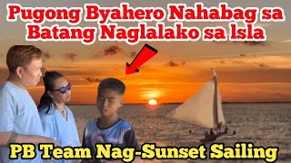 Pugong Byahero Nahabag sa Batang Naglalako sa Isla😌 Wow😲Sunset Sailing so Amazing❤️ [upl. by Ais669]