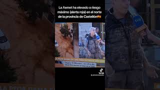 castellón valencia alertaroja dana españa viralvideo parati [upl. by Malynda]