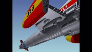 Fireball XL5 CAD Model Revised August 13 2010 [upl. by Ssej]