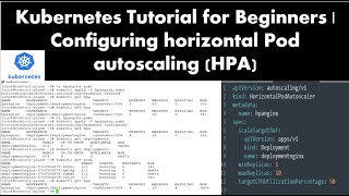 Kubernetes Tutorial for Beginners  Horizontal Pod Autoscaler HPA [upl. by Nrehtac]