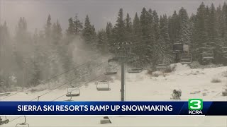 Ski resorts getting ready to start winter season earlier [upl. by Lurie]