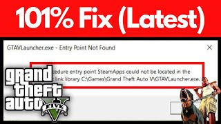 The procedure entry point SteamApps could not be located in the dynamic link library GTA5 Window 11 [upl. by Sid]