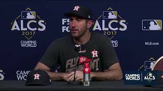 Justin Verlander Postgame Interview  Astros vs Yankees Game 7 ALCS [upl. by Manouch]