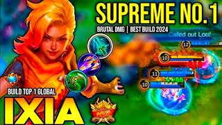 IXIA BEST BUILD 2024  BUILD TOP GLOBAL IXIA GAMEPLAY  MOBILE LEGENDS✓ [upl. by Dwyer]