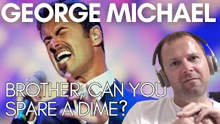 how is this possible GEORGE MICHAEL  BROTHER CAN YOU SPARE A DIME Pavarotti  Friends reaction [upl. by Anreval202]