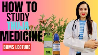 Thuja occidentalis  BHMS video lecture  thuja homeopathic medicine lecture  Johari BHMS [upl. by Aksoyn]