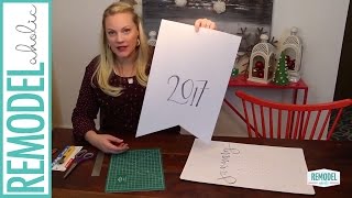 Great Free Gift idea DIY Printable 2017 Wall Calendar [upl. by Ehtyaf]