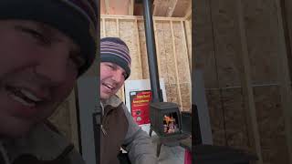 Seasoning a Cast Iron Wood Stove shorts [upl. by Nnuahs]