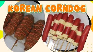 How to Make Korean Corn dog Home Made Corn dog Recipe Tastiest Yummy [upl. by Rica]